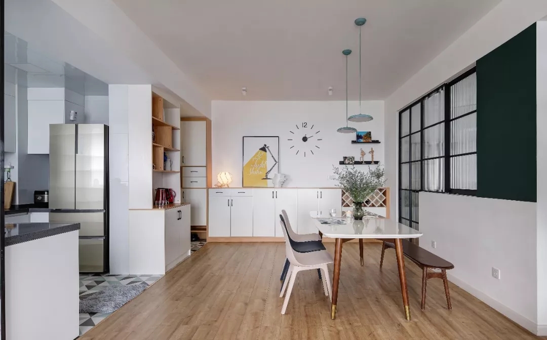 120㎡墨绿配色，清爽自然-13