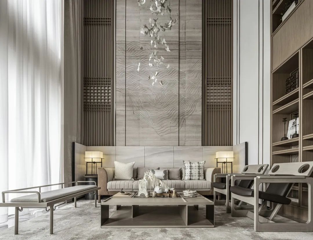 新中式家居设计 | 素雅风雅，演绎传统与现代交融之美-65