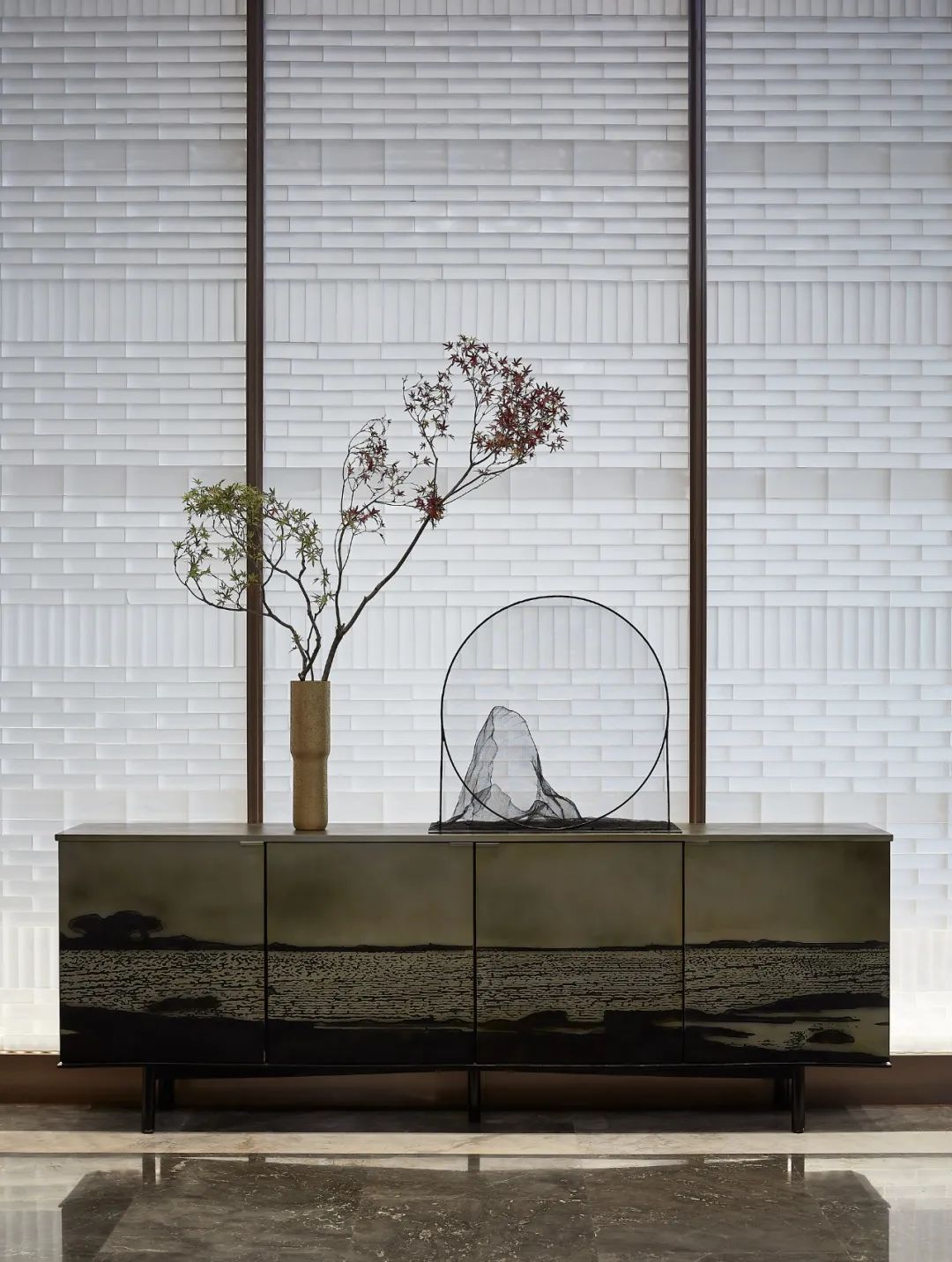 《大山水》寄情都市,董蕾打造浩创梧桐溪水湾营销中心-29