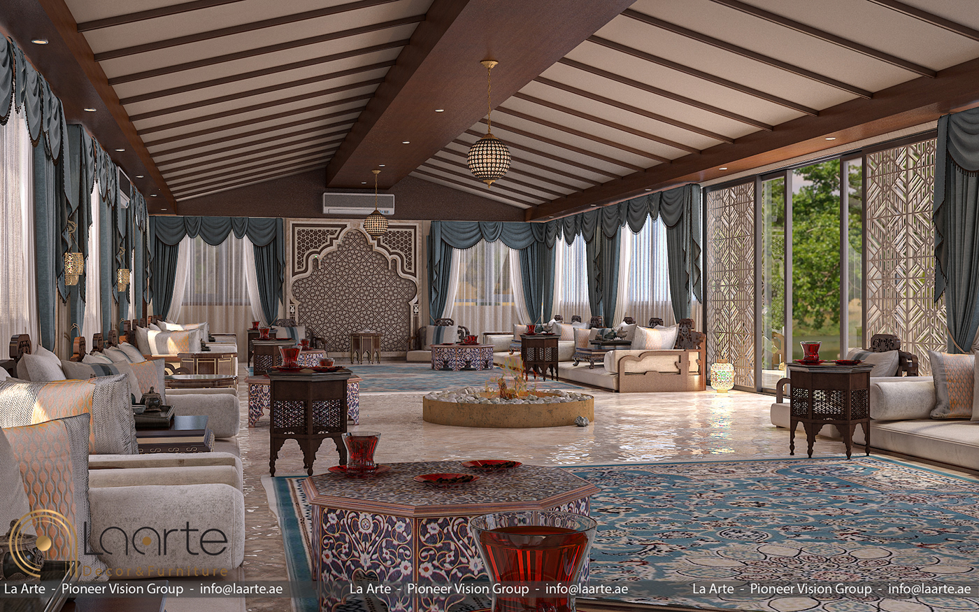 Anastasiya Gushchina丨酒店丨Arabic Islamic Tent UAE-6