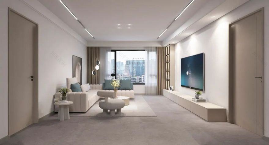 北京金府大院现代轻奢住宅设计丨中国北京丨李霞-5