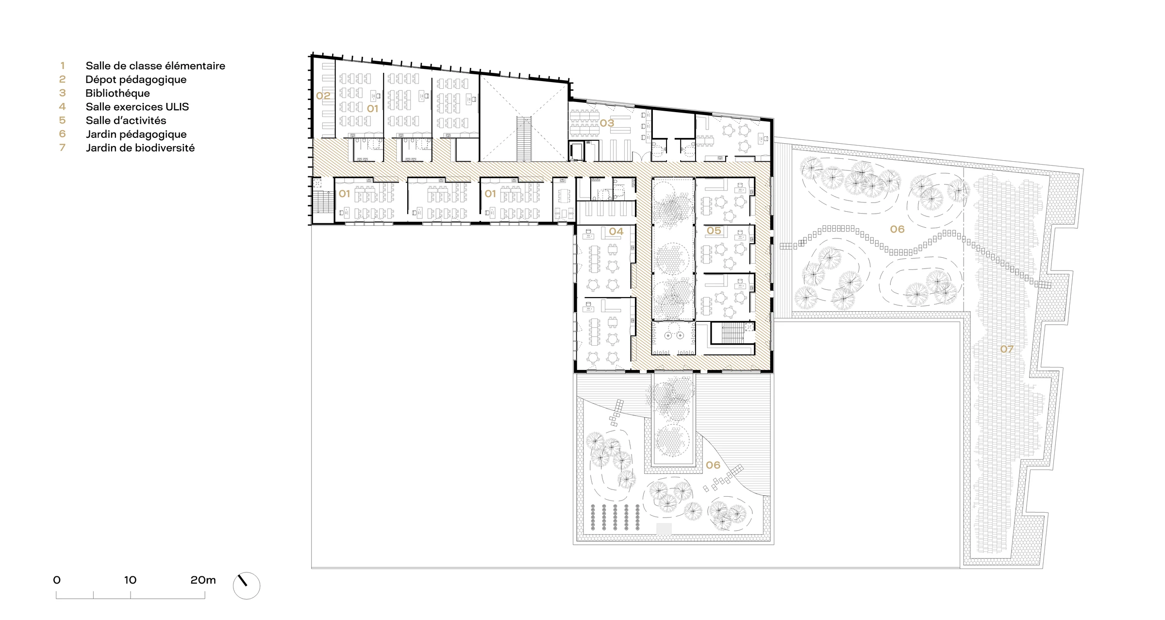 法国学校综合建筑丨Vallet de Martinis architectes-47