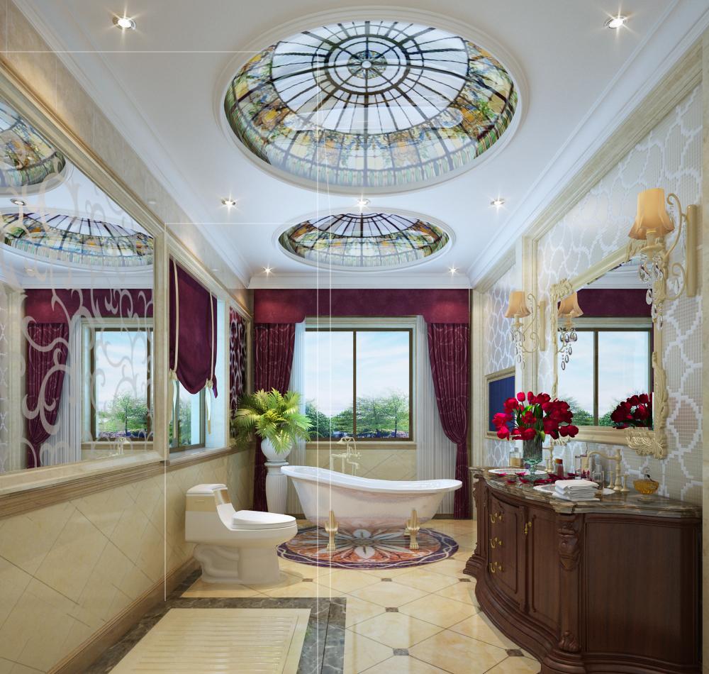 
欧式法式新中式别墅设计作品王文泉107 -1