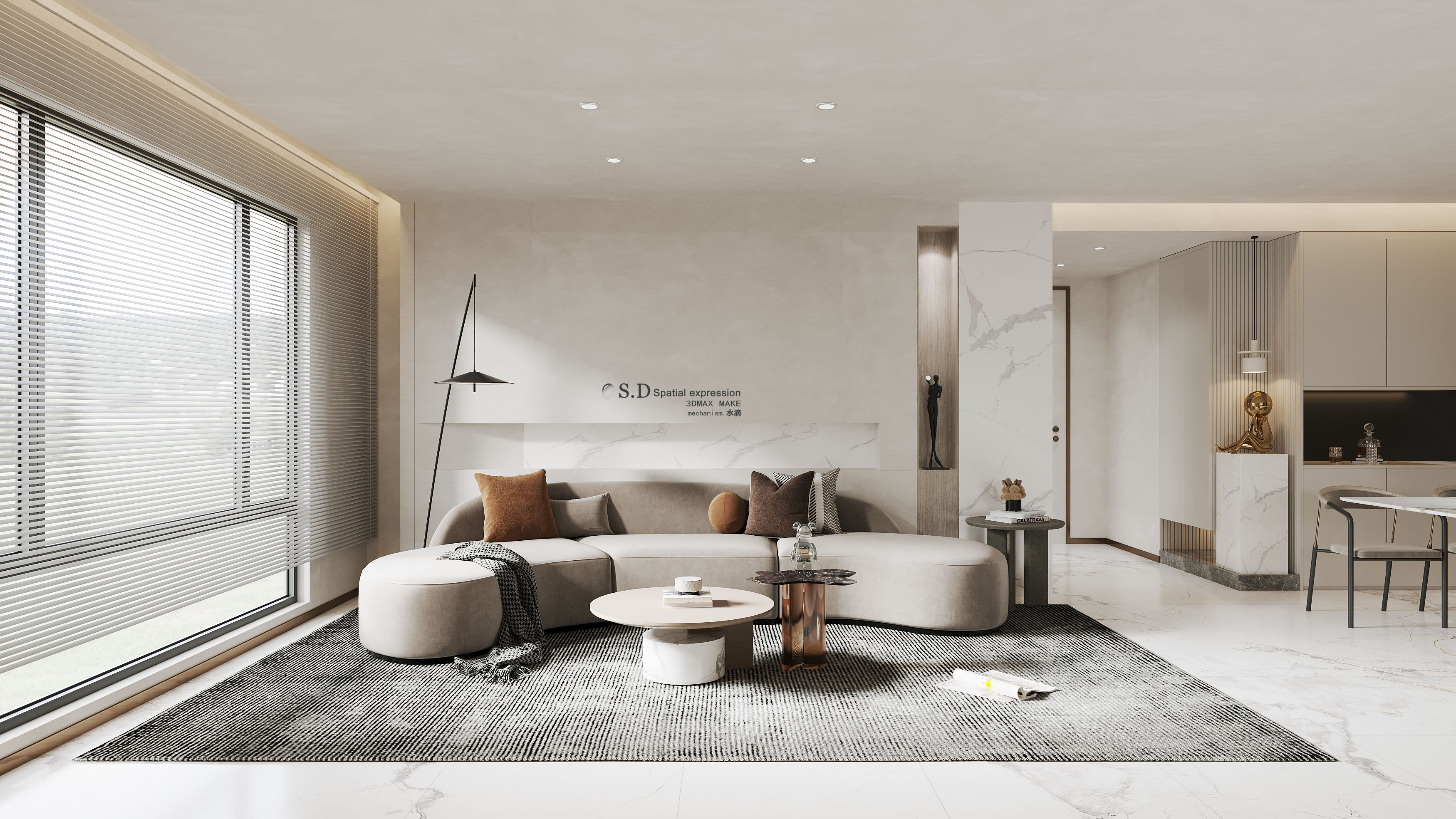 现代简约家装丨中国沈阳丨沈阳水滴设计效果表现工作室-10