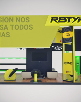 diseño de stand publicitario