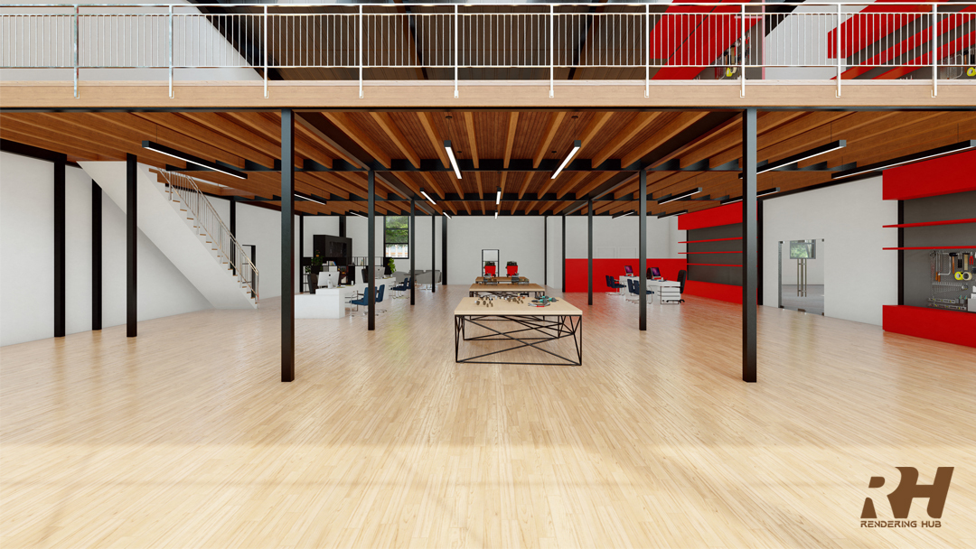 仓库设计与 3D 渲染-5