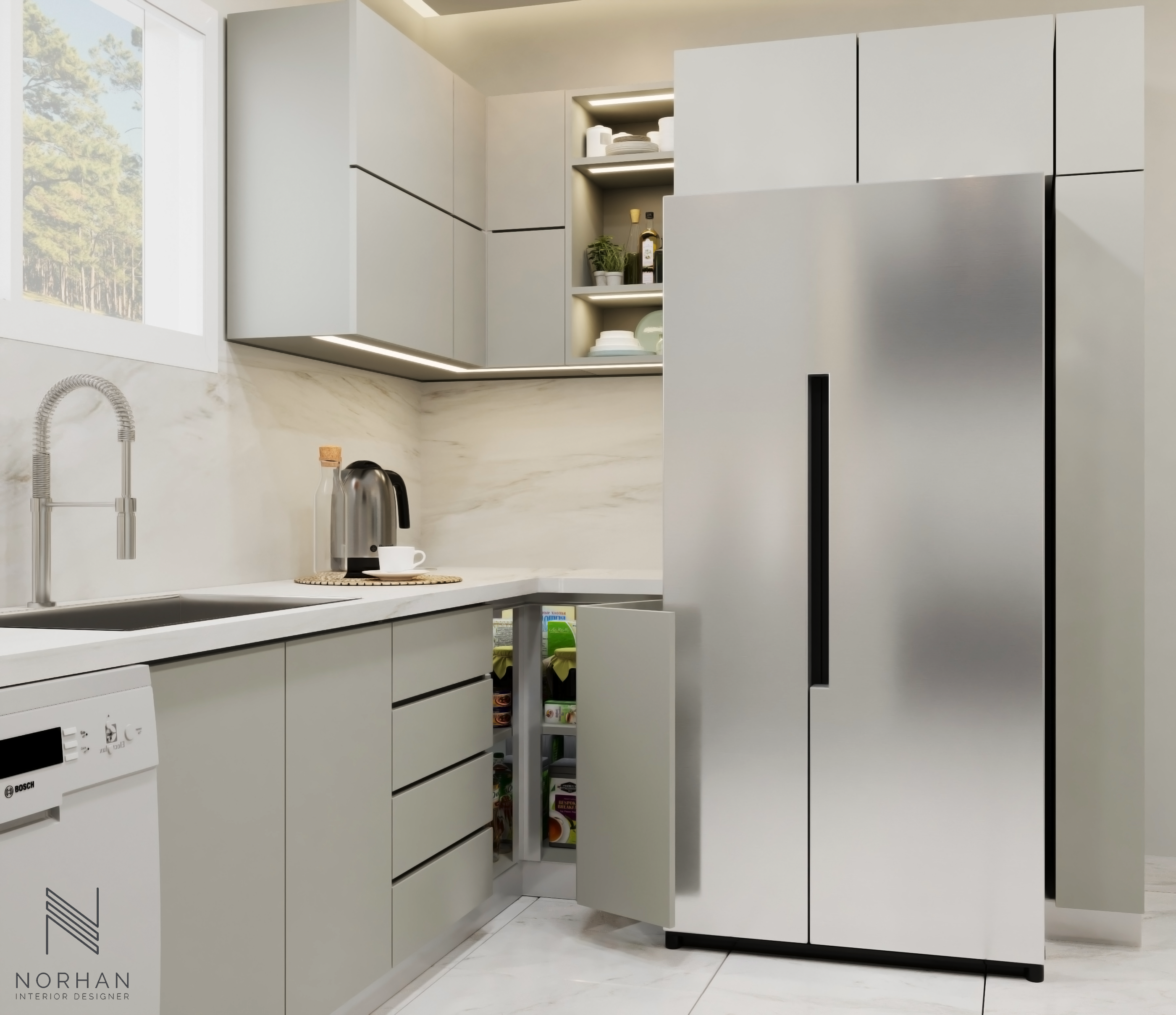 Modern Kitchen in KSA-7