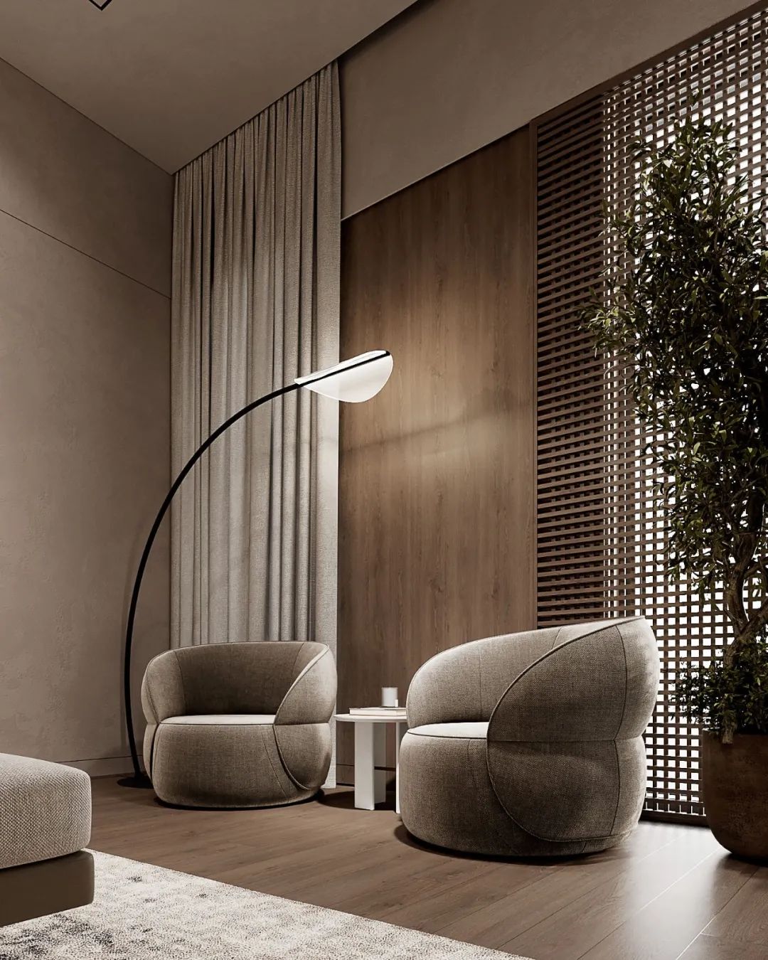 735㎡现代极简别墅设计丨LeQB Architects-68