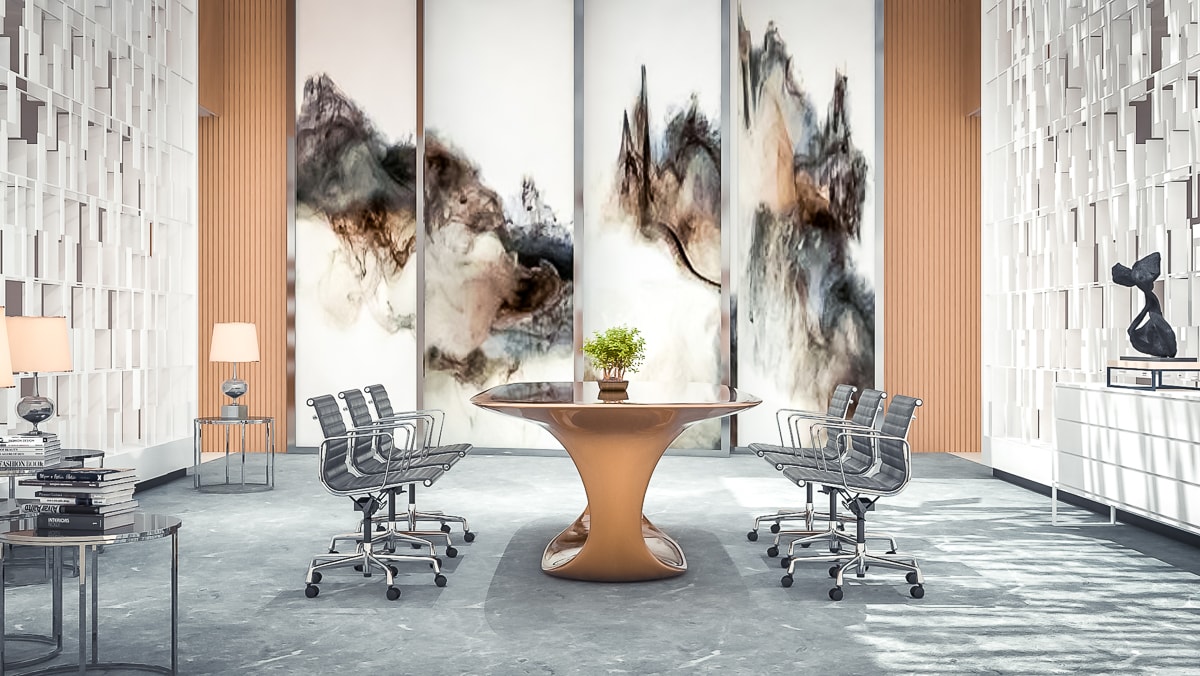 极简一体式办公桌设计——Tobia Desk-6