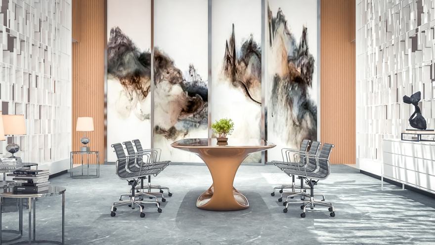 极简一体式办公桌设计——Tobia Desk-6