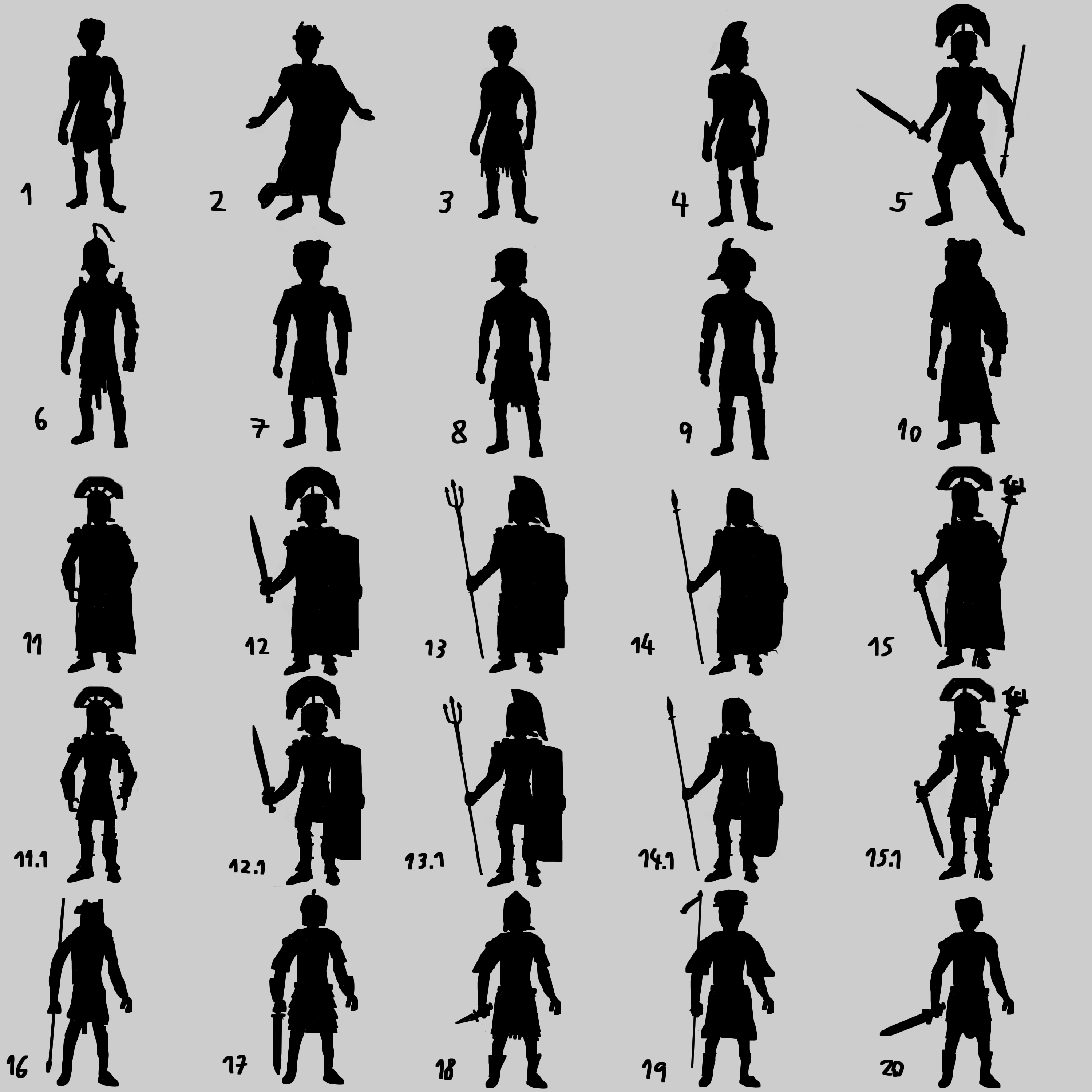 2D游戏角色设计  罗马将军-6