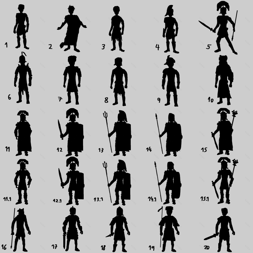 2D游戏角色设计 罗马将军-6