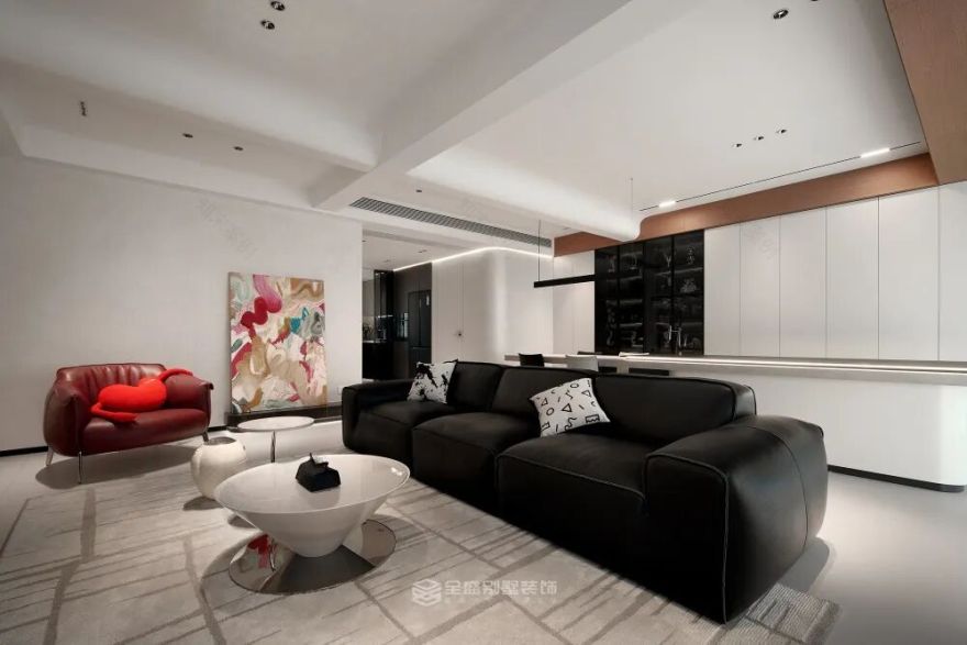 200㎡现代风|禧瑞江南:每一处留白都盛着生活的诗意-20