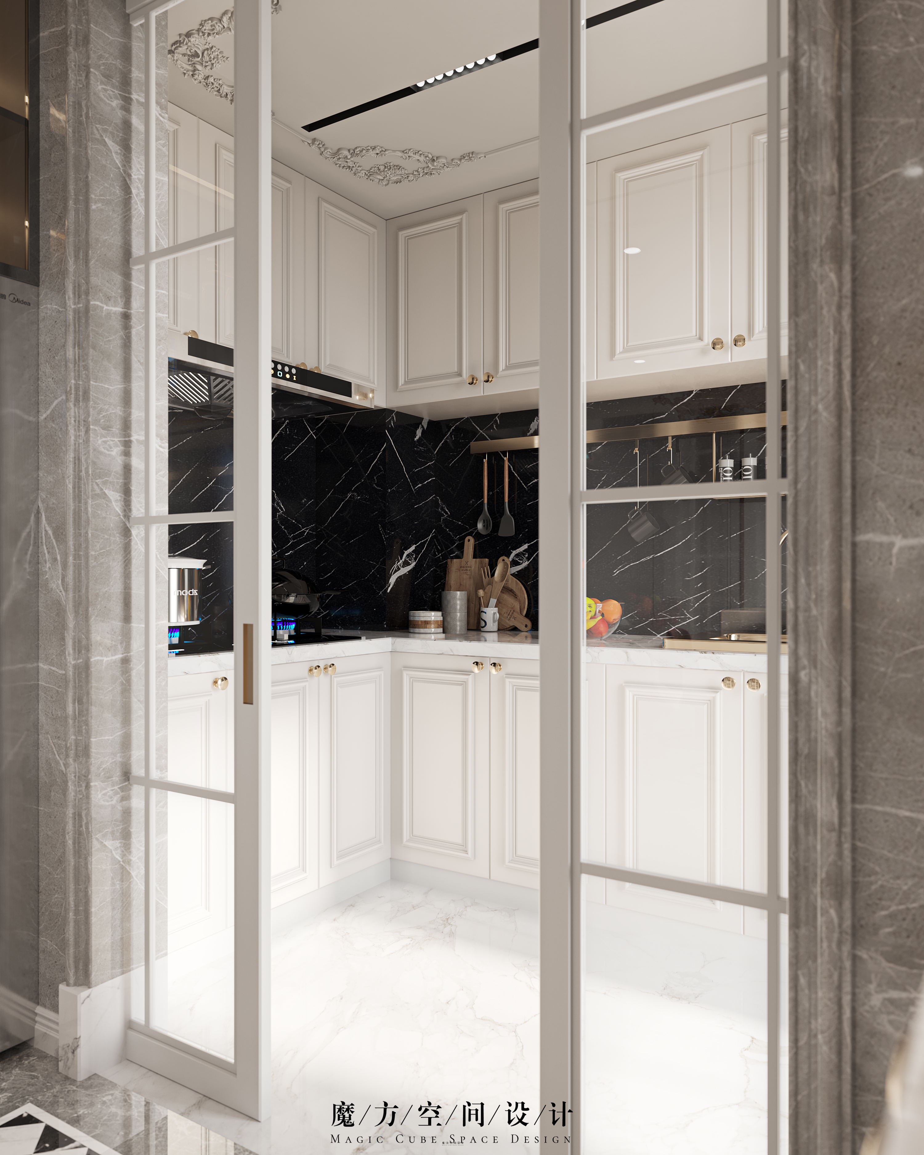 大连北京公园别墅设计丨中国大连丨魔方空间设计-19