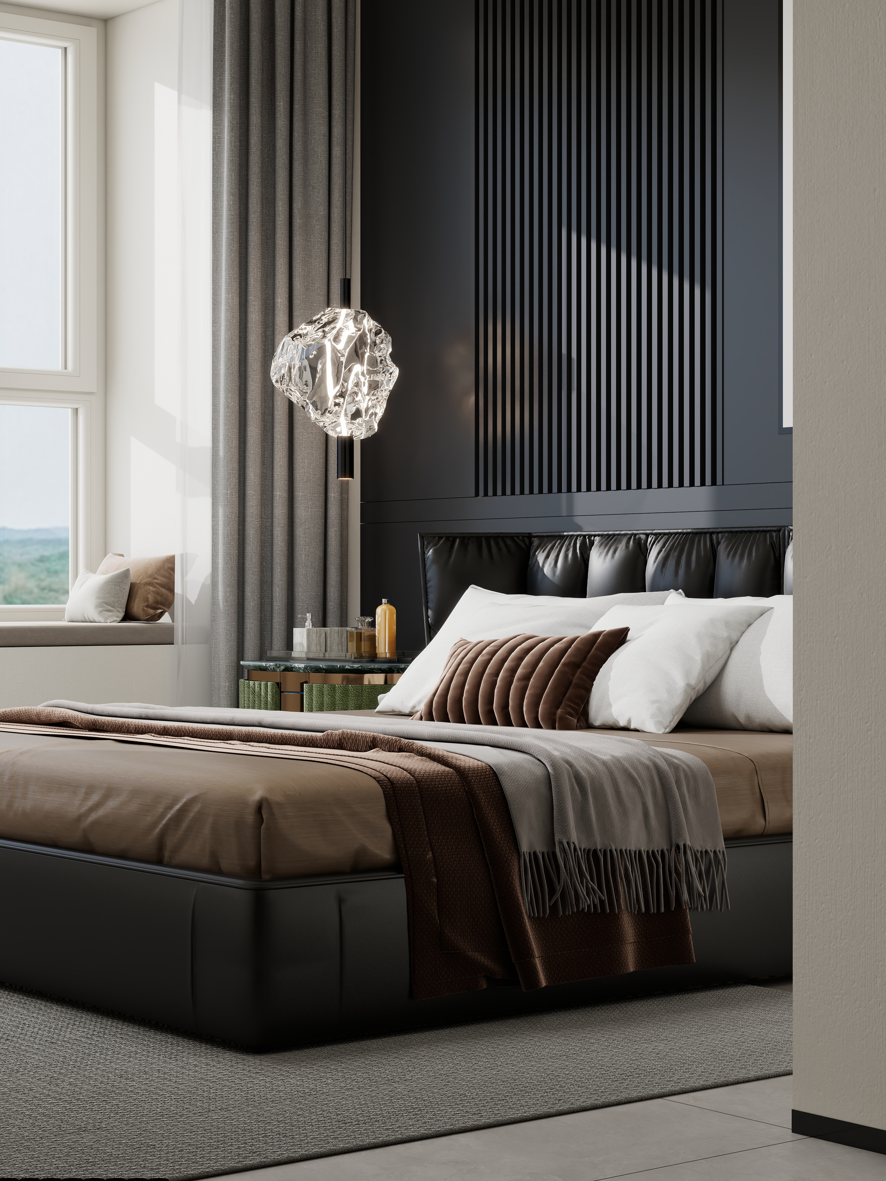 《天河学区房·时光叠影》中古风混搭家居设计丨中国广州丨广州市至雅设计装饰工程有限公司-69