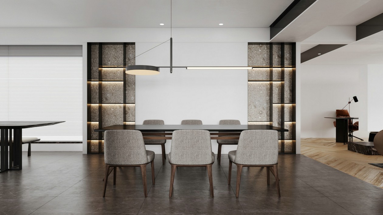 高级色系黑白灰空间搭配 超有气质-9