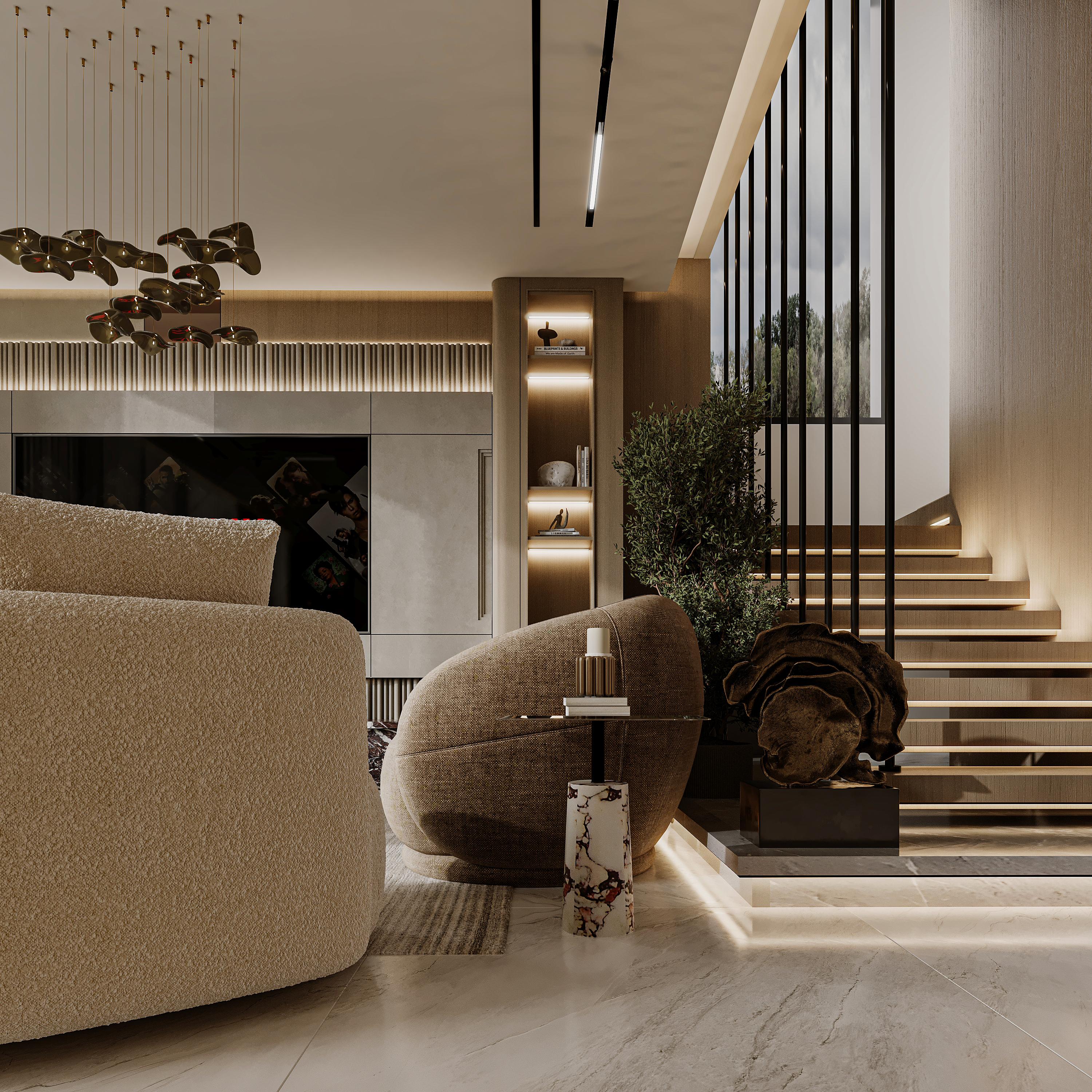 大厅室内设计丨KT_DESIGN STUDIO-17