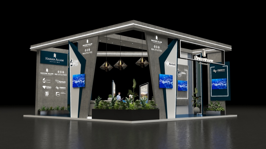 Hassan Allam 展位设计丨沙特阿拉伯丨Zoom Agency-17