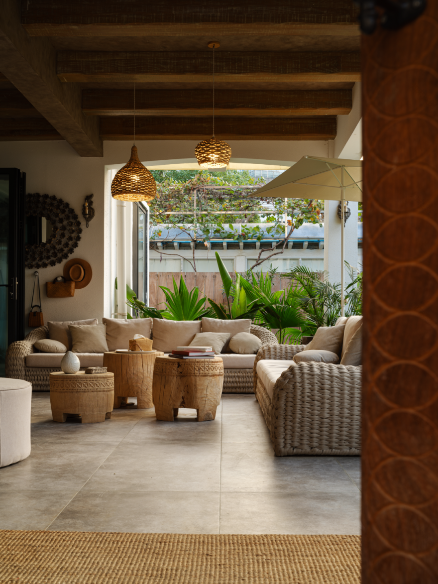 度假风情融入日常的 450㎡大宅设计-16