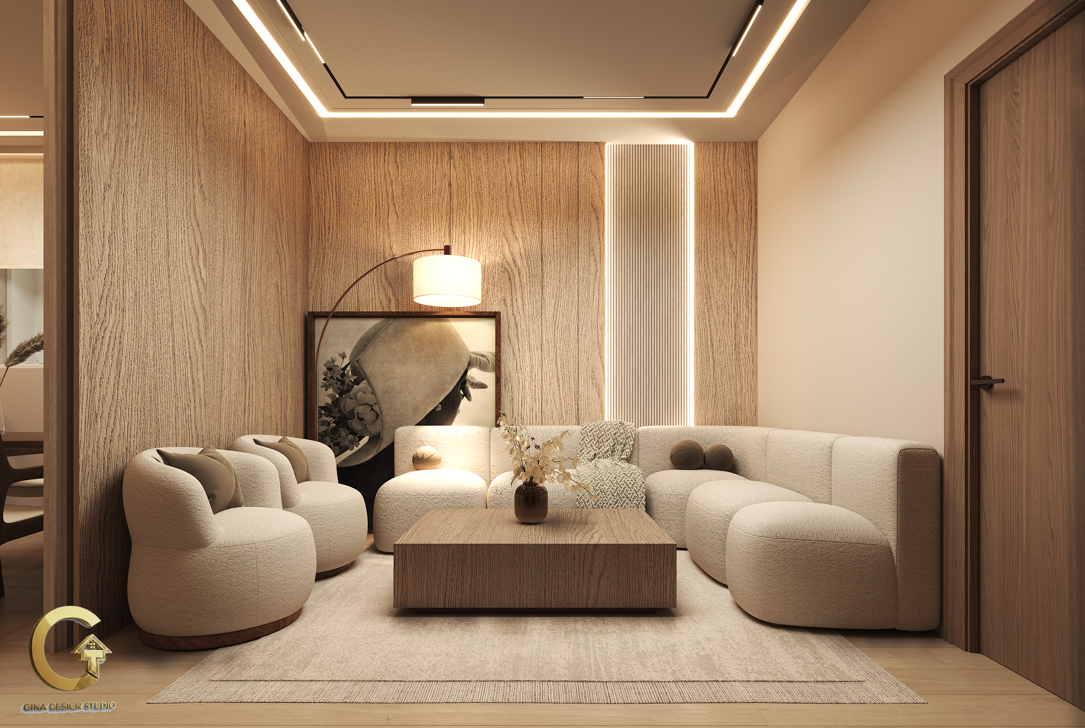 温馨客厅设计-3