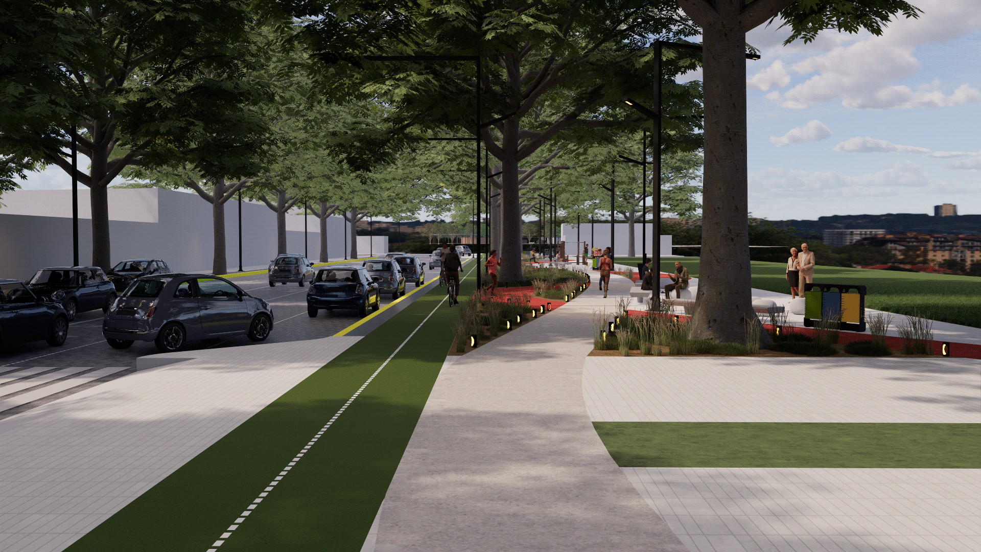 拉瓦列某地区可持续城市规划城市提案丨阿根廷门多萨-15