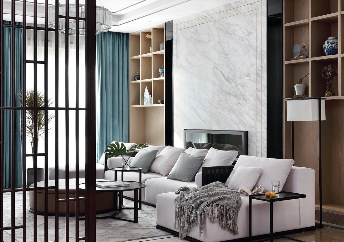 尚层装饰丨心中自在山水—会展誉景新中式风格别墅装修-35