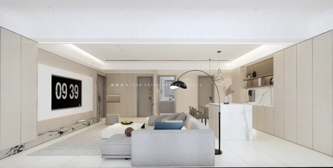 现代四房两厅设计丨壹柒设计-50