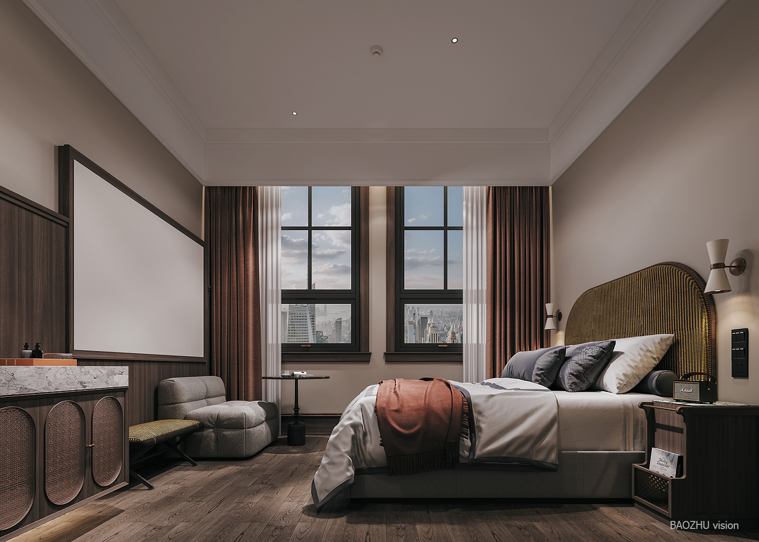 無二酒店长沙国金中心店丨中国长沙丨湖南米修-11