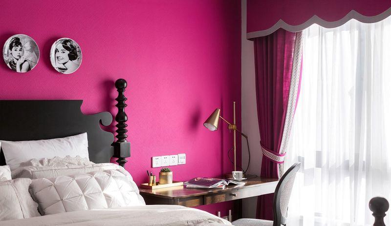 星河国际 | 89㎡摩登美式，少女心女主人的梦幻空间-23