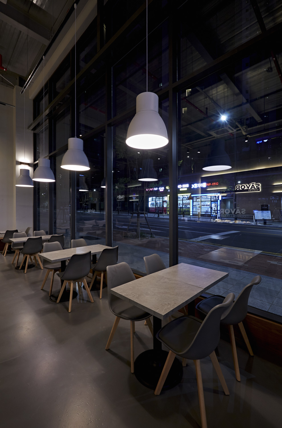 首尔 34 坪现代风格咖啡厅设计-11