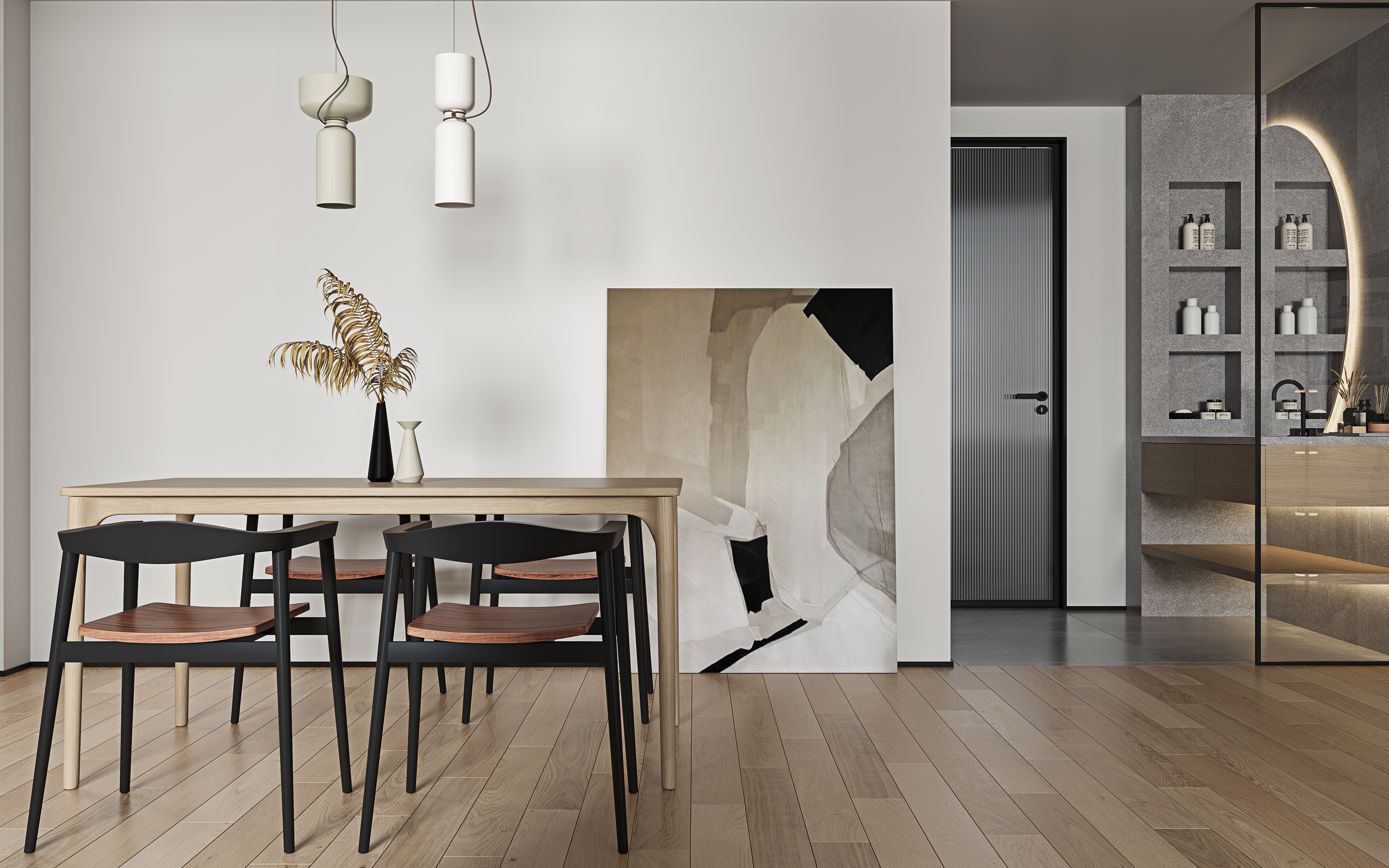 现代原木风家装-11