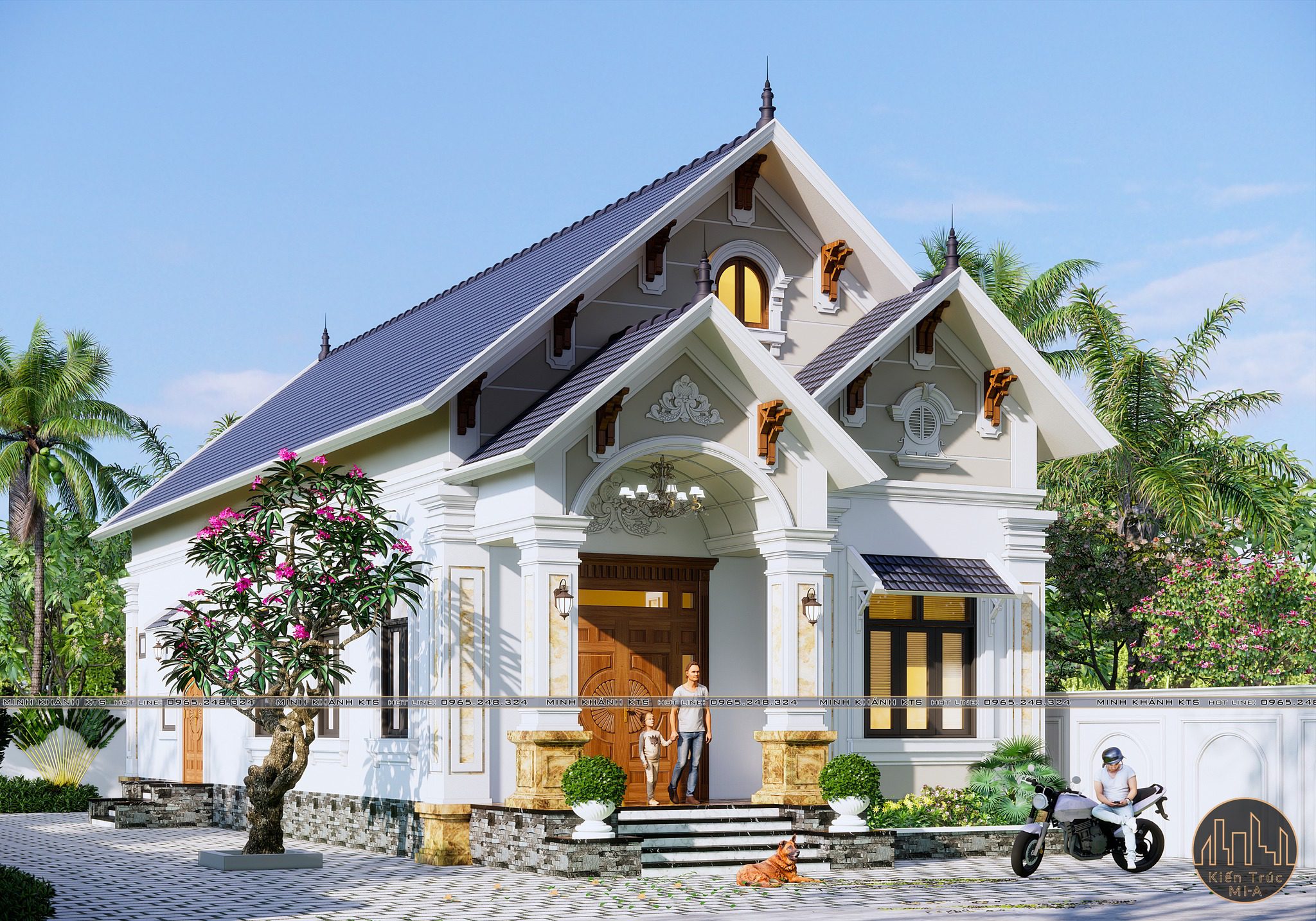 免费的SketchUp房屋外部模型丨Le Minh Khanh-6