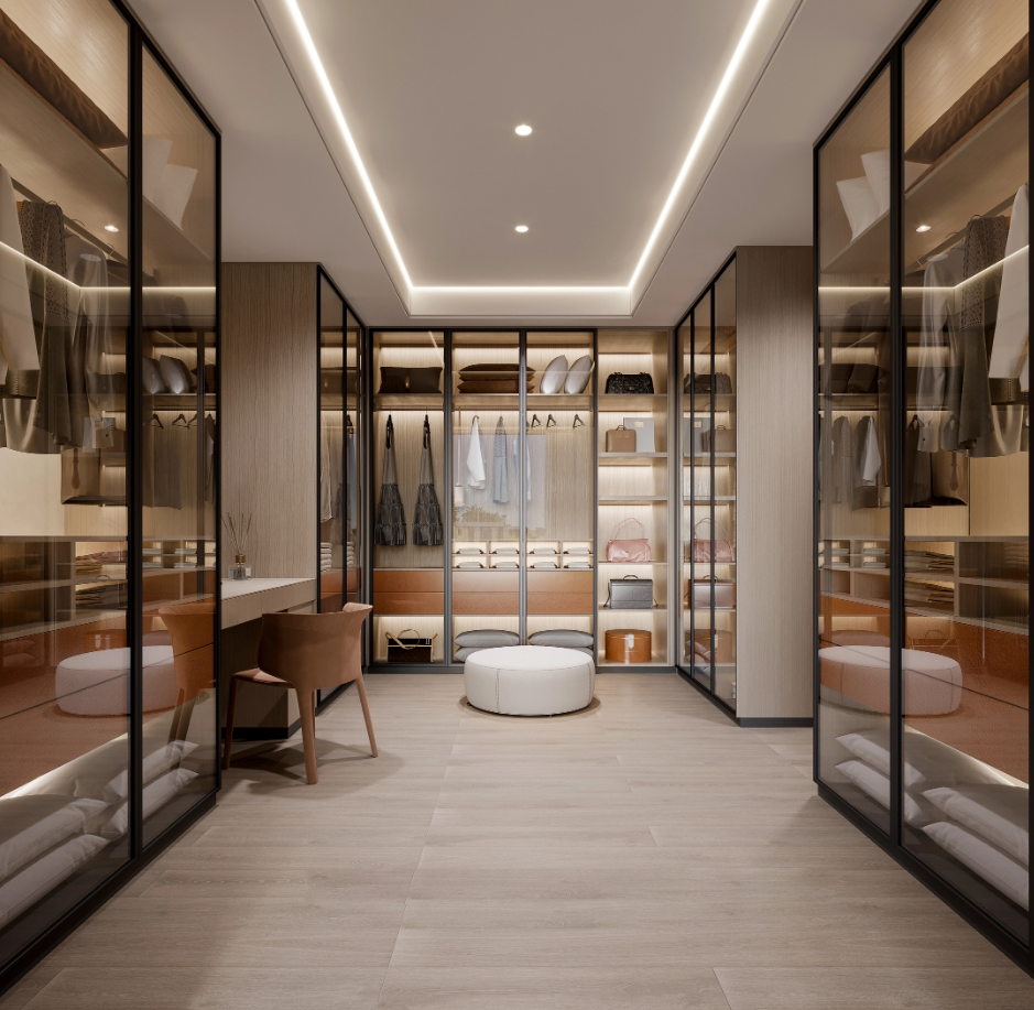 别墅大宅衣帽间空间装修-43