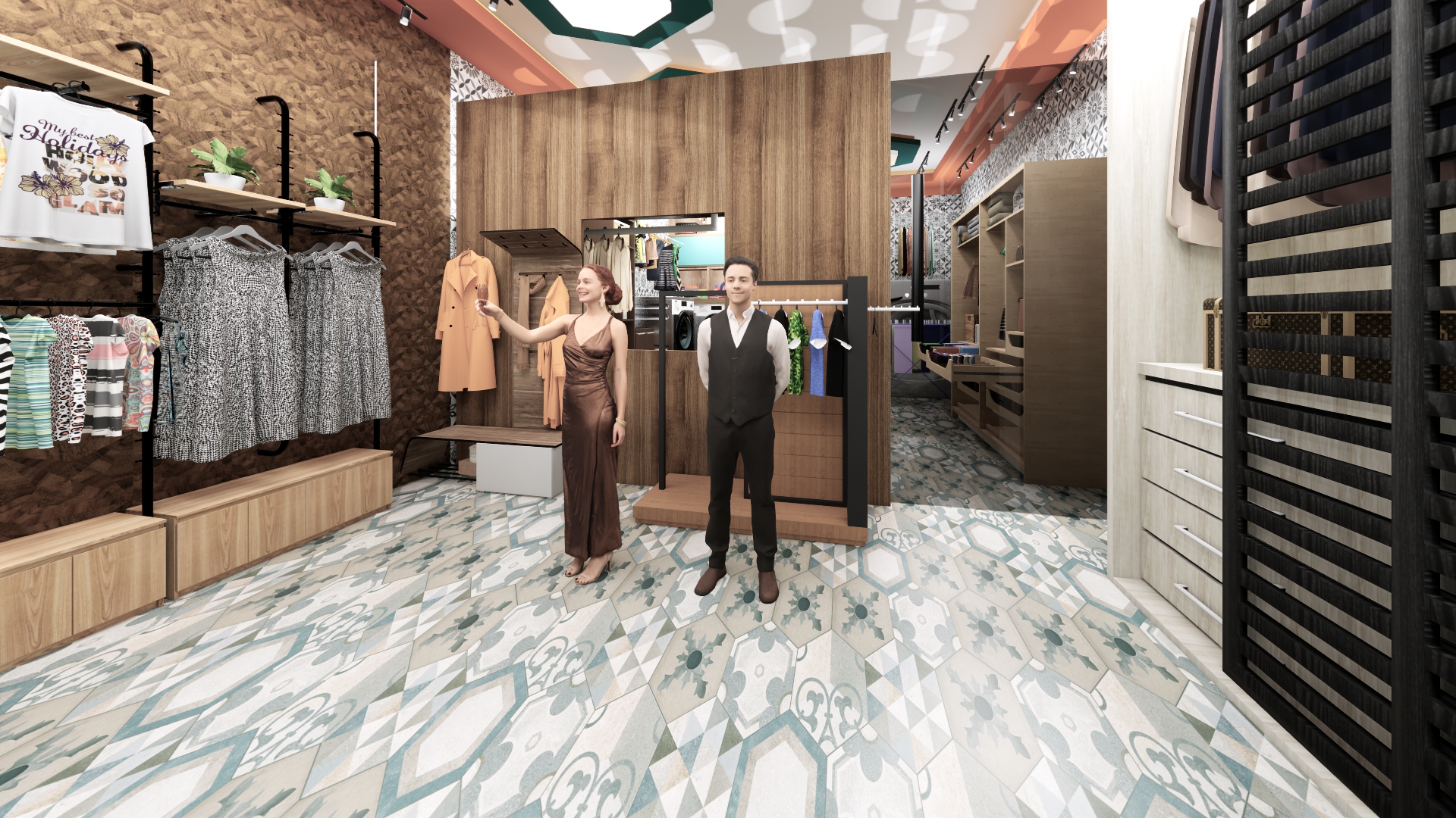 تصميم داخلي وخارجي لمغسله في الكويت-17