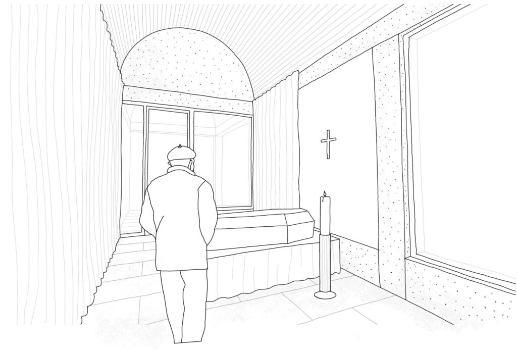 Tävlingsförslag för ett bårhus - Tengbom-28