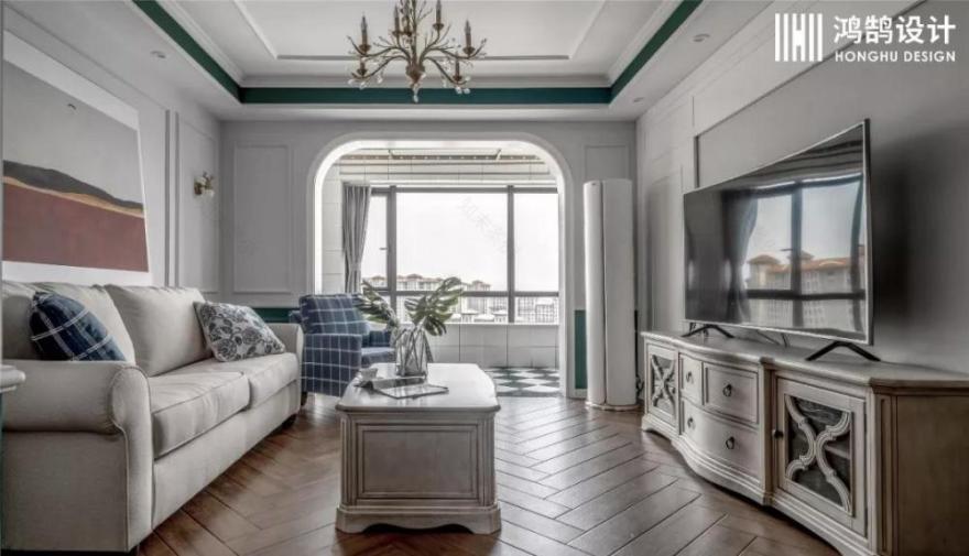 芜湖鸿鹄设计 · 美式婚房 · 国贸天琴湾 · 100 平-4