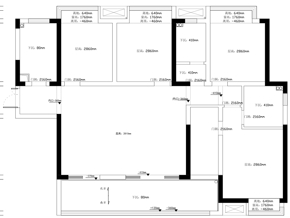 中建龙玺台法式轻奢装修丨美的家装饰工程中心-22