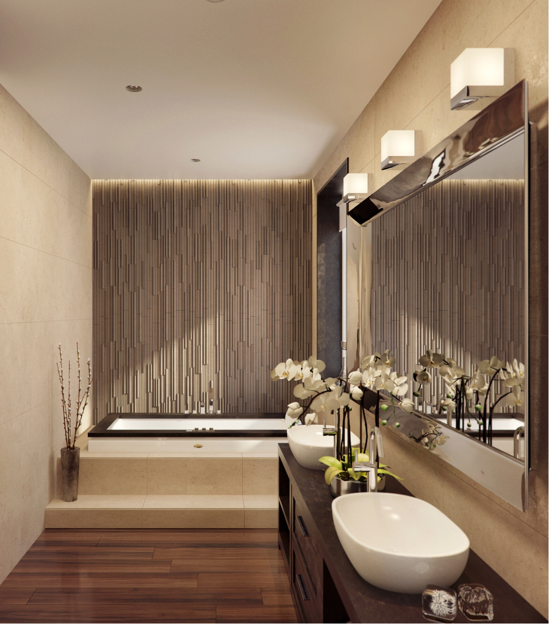 The interiors of the country house of 300 m  in American style Alexandra Fedorova-19