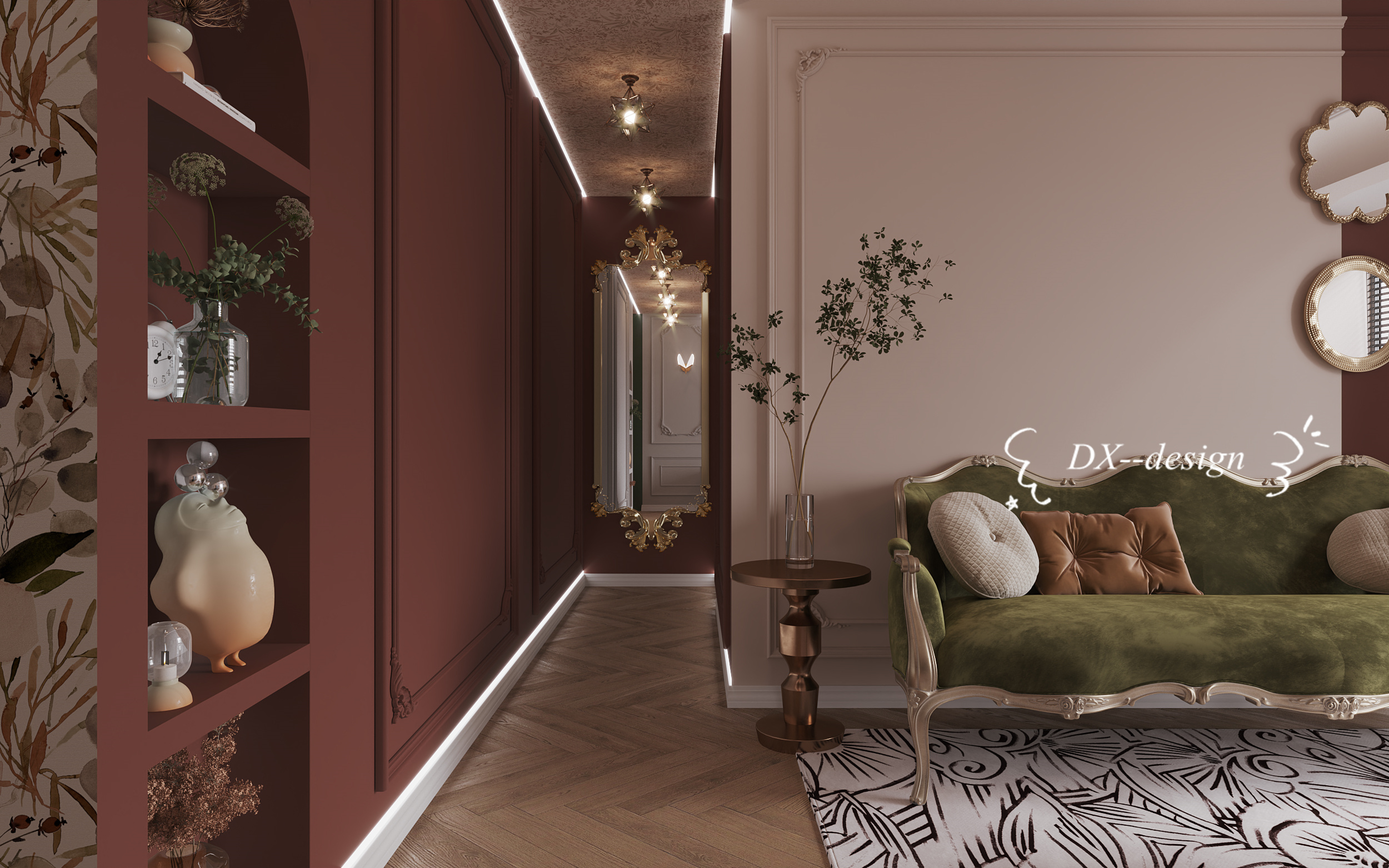 法式复古田园风家居设计丨原创作品-4