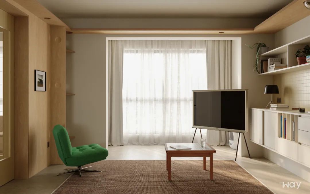 新作 · Mewtopia:66m² 人与猫的共享空间丨未止工作室-23