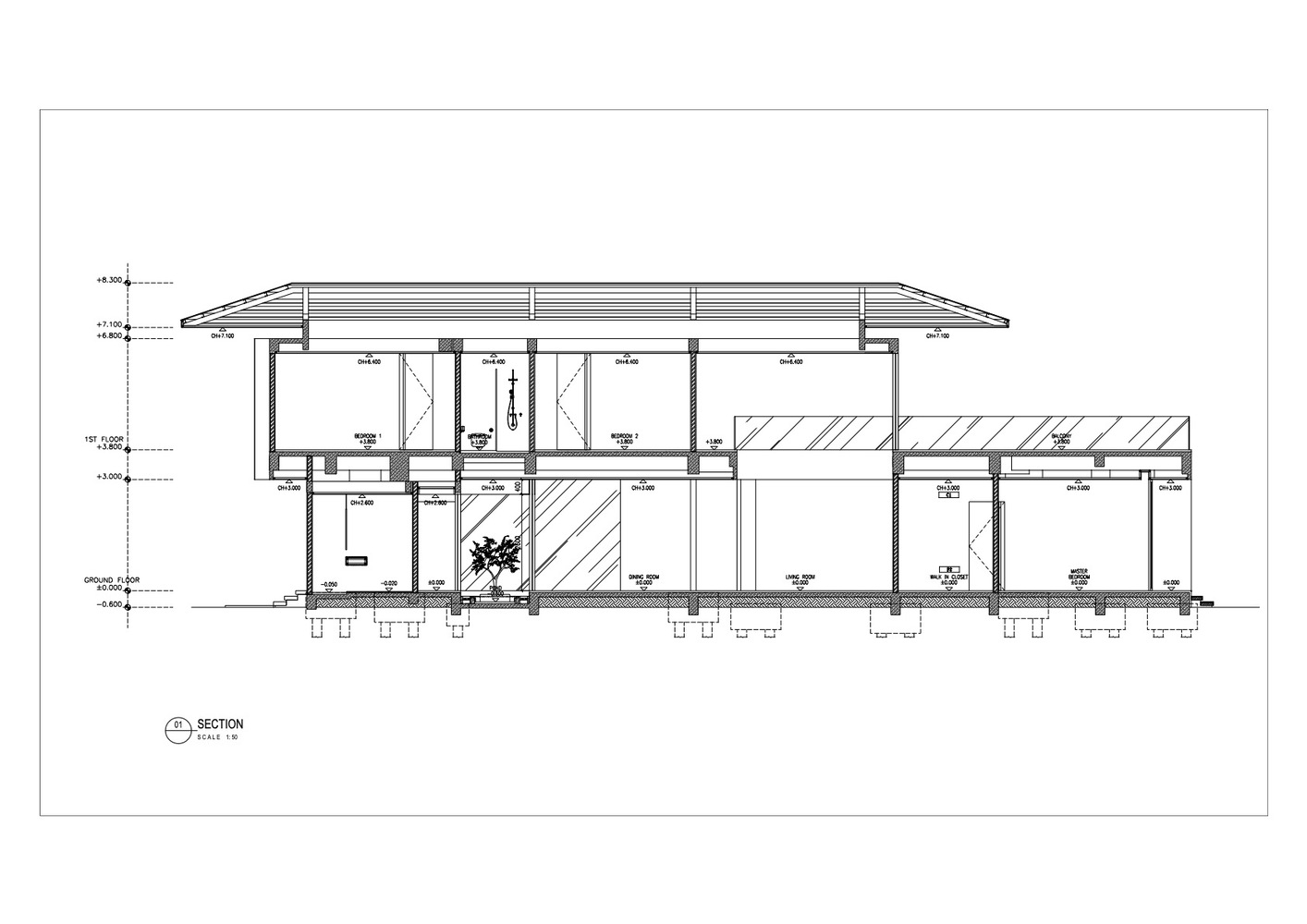 印尼别墅 Dhsac Residence丨印度尼西亚雅加达丨Bitte Design Studio-18