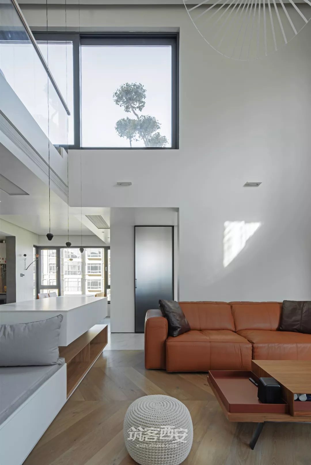 兰亭·望 | 李翔设计师的简约复式空间设计-35