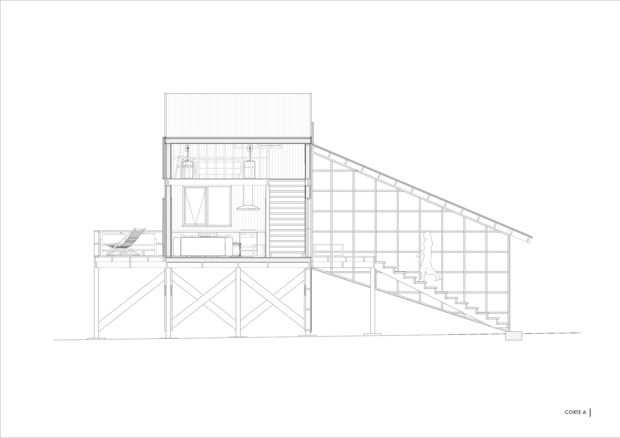 乐丰避难所丨智利丨Abarca Palma Arquitectos-24