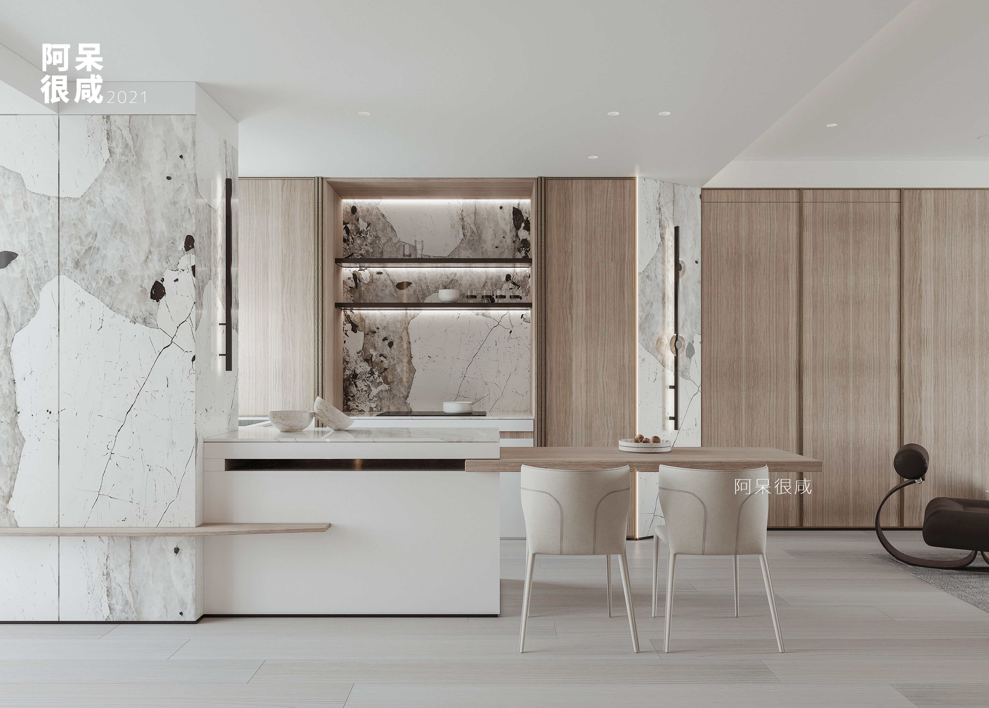 现代·平层 · 探索极简主义的设计魅力-8