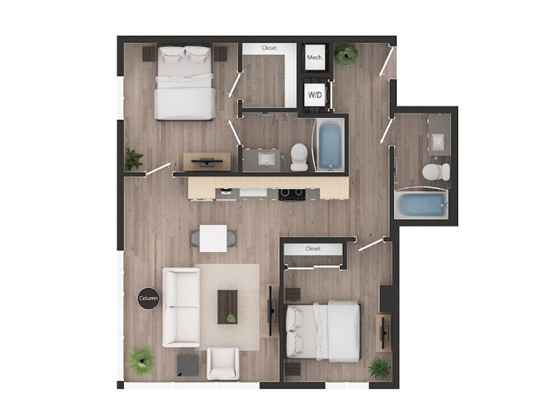 Skyglass Apartments 租赁住宅楼丨美国西雅图-45
