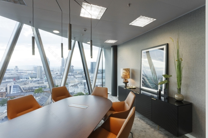 IG 欧洲及 Spectrum 交易金融办公室共享空间设计丨德国法兰克福丨Just,Burgeff Architekten-19