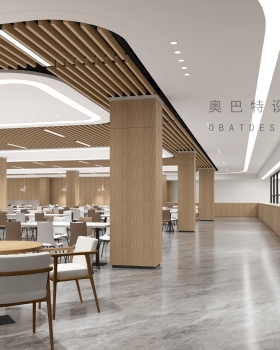 成都医学城三医创新中心四期项目员工食堂丨中国成都丨成都奥巴特装饰设计有限公司