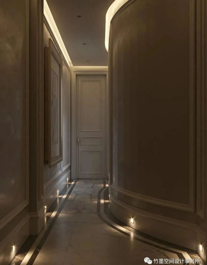 法式轻奢之美·竹墨空间设计事务所 200㎡艺术住宅-54