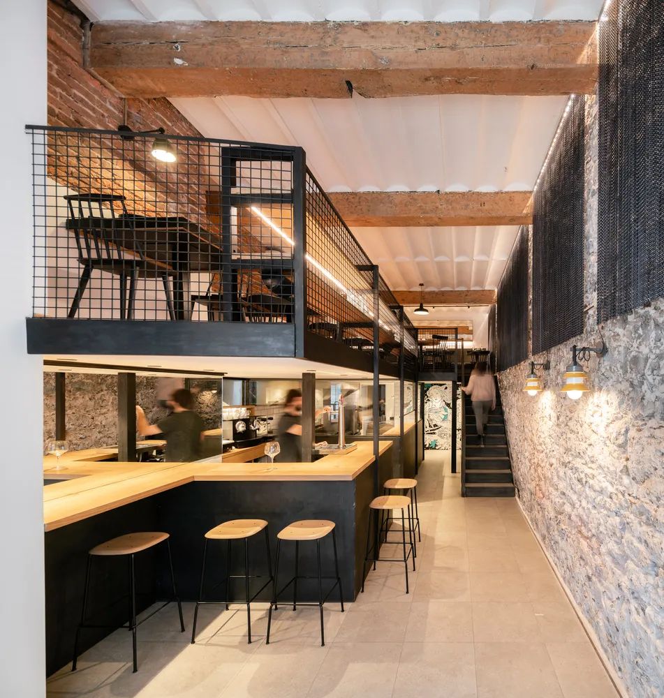 90 秒领略 100m²工业风餐厅设计魅力-22