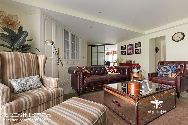 40万元四居及以上140平米装修案例·萃取旧时光-14